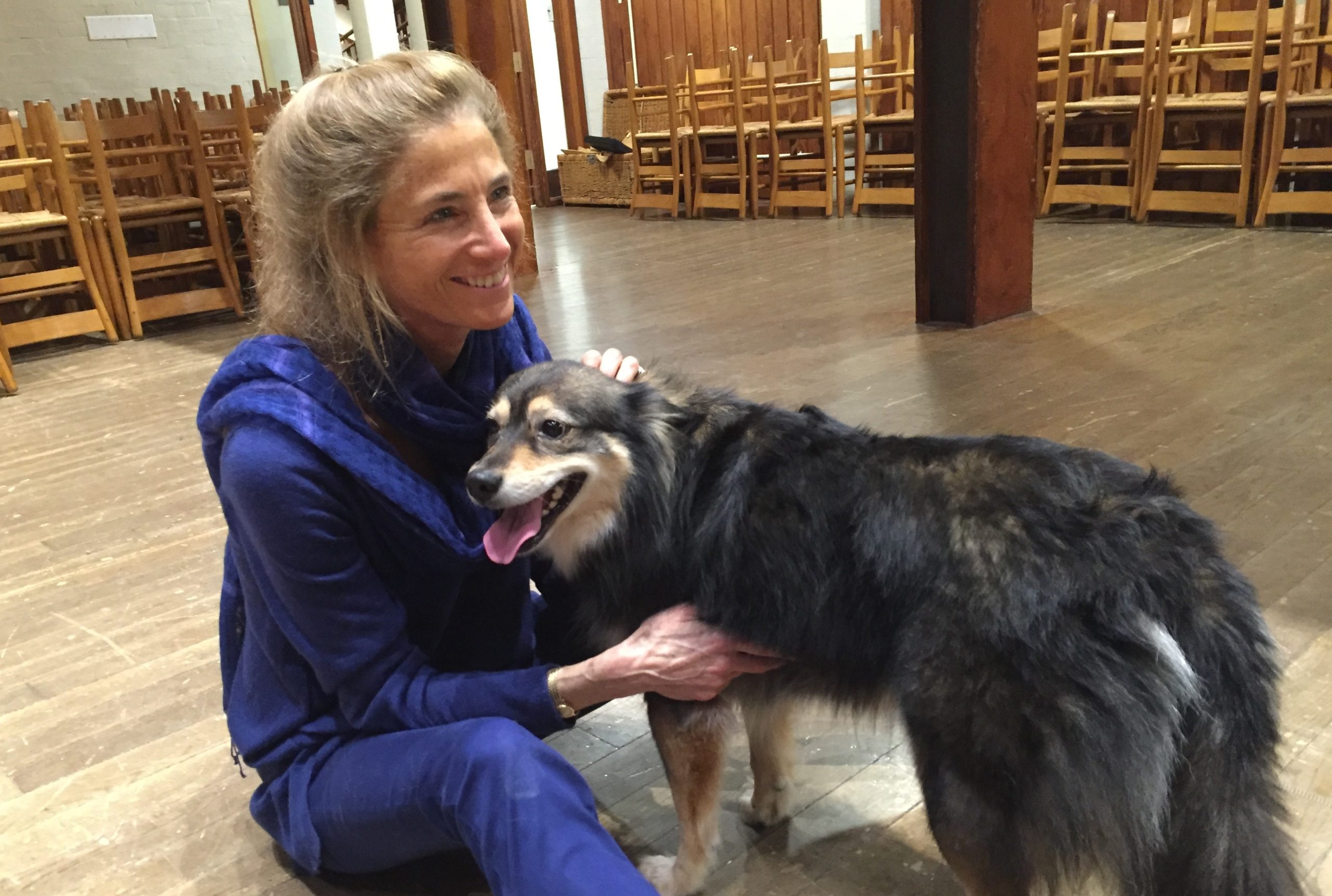 Tara Brach and her dog, KD 